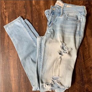 Hollister Low-Rise Distressed Skinny Jeans